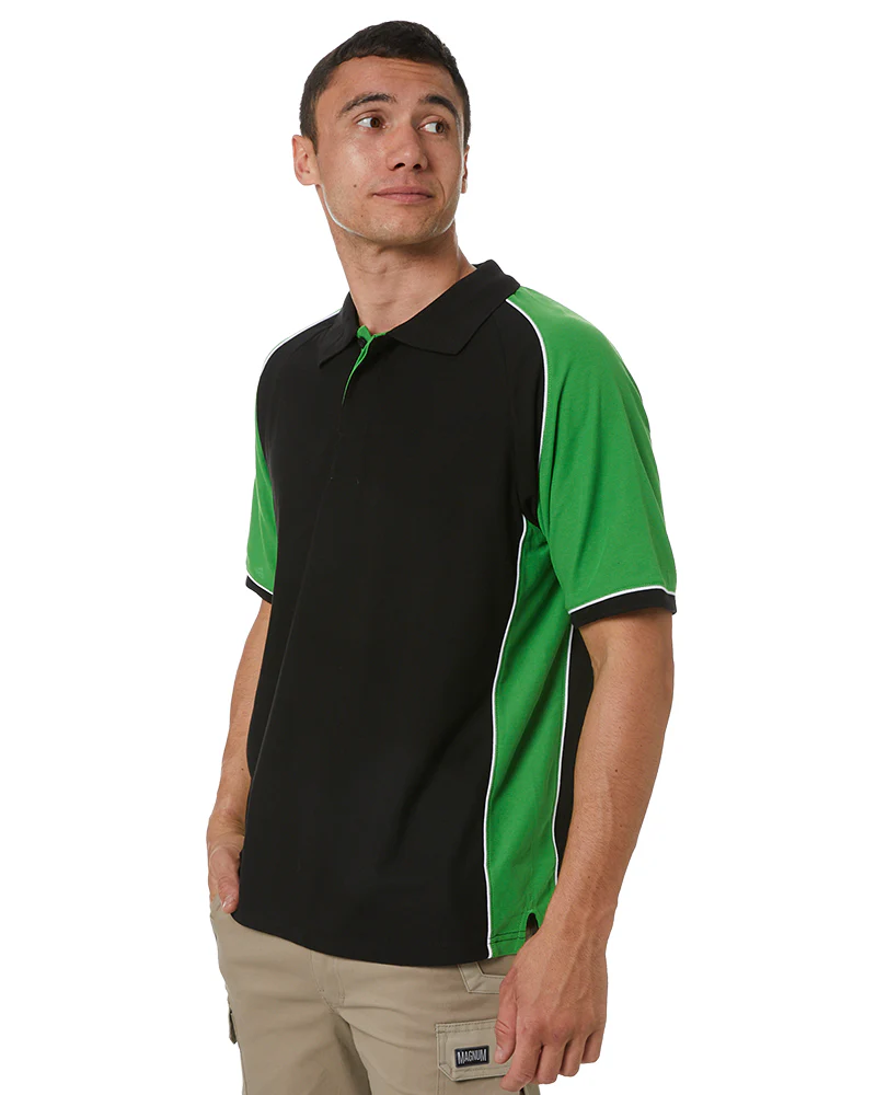 Nitro Polo - Black/Green/White