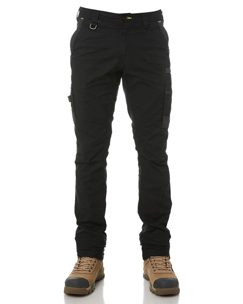 Tradies Flex and Move Stretch Cargo Utility Pant 2 Value Pack - Black