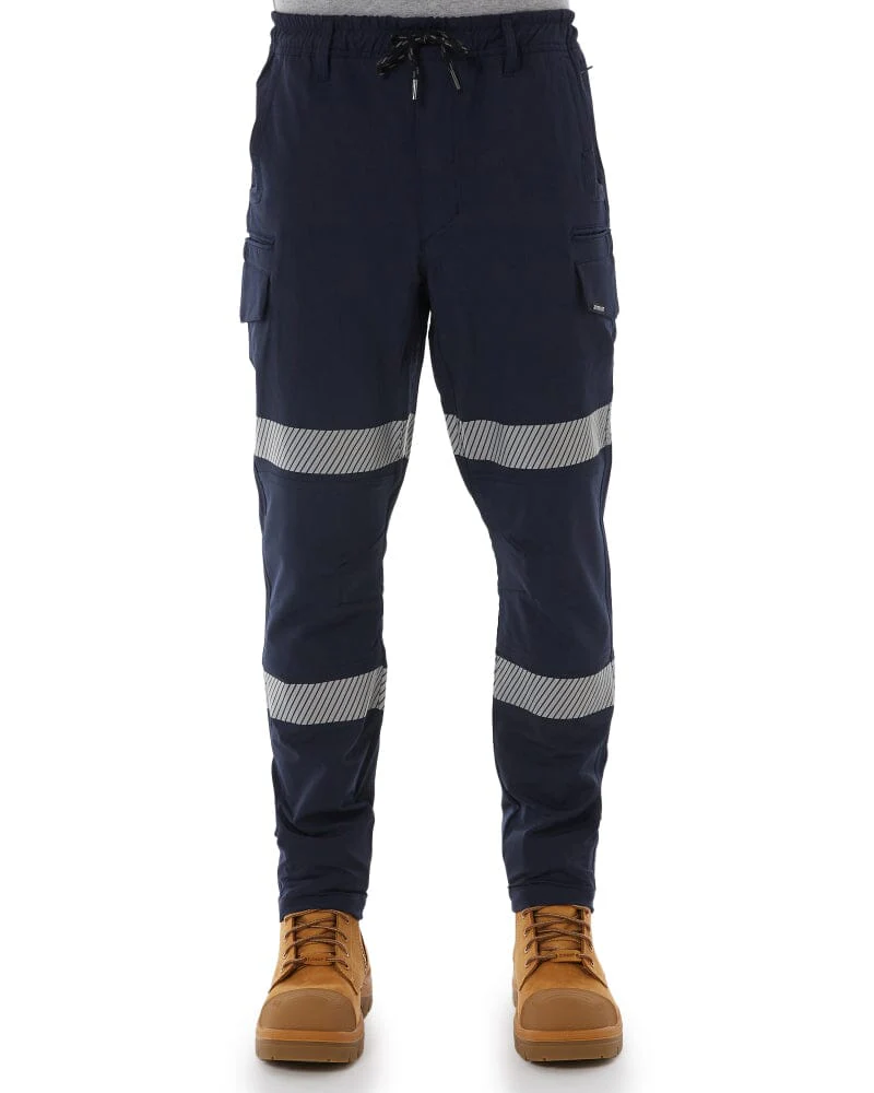 Jet-Lite Hybrid Taped Elastic Waist Pant - Navy
