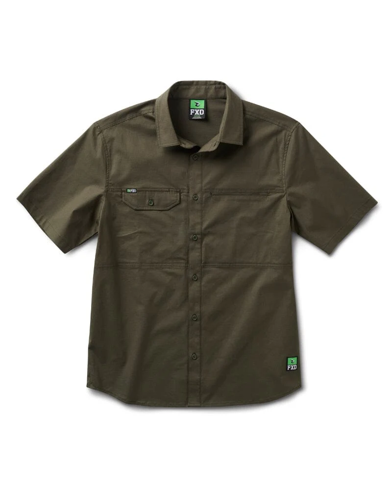 SSH-3 Vented Tech Short Sleeve Shirt - Green