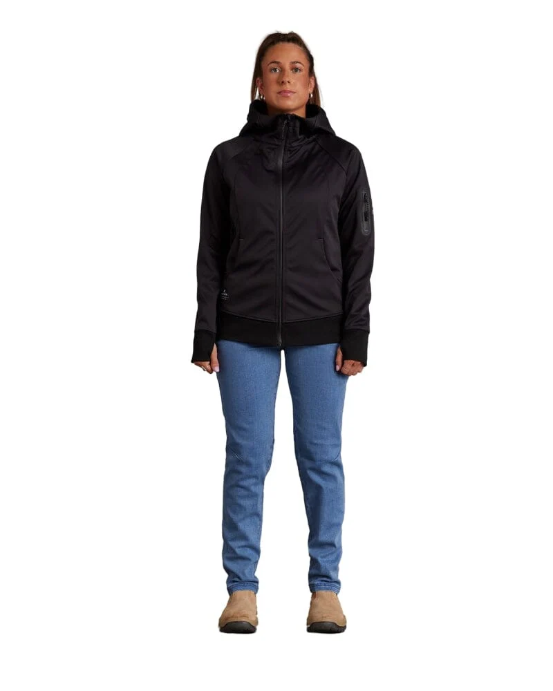 Womens Tech Stretch Soft Shell Jacket - Black