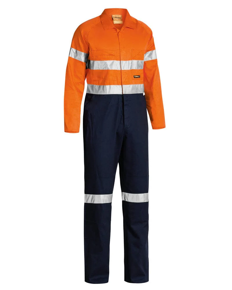 Taped Hi Vis Lightweight Coverall * - Orange/Navy