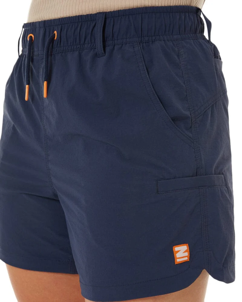 Tradies Womens Z-Lite Comfort Short 2 Value Pack - Navy