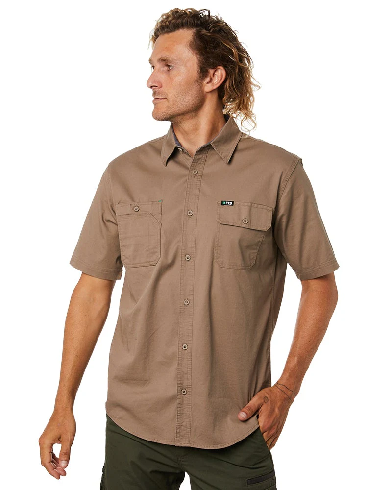 SSH-1 Stretch Work Shirt SS - Khaki