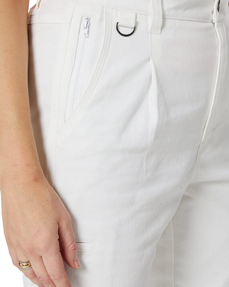 The Workz Womens Pant - White