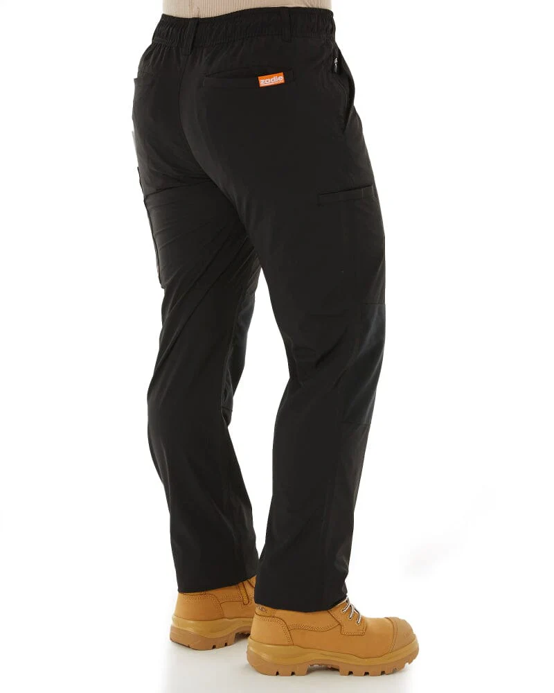 Tradies Womens Z-Lite Comfort Pant 2 Value Pack - Black