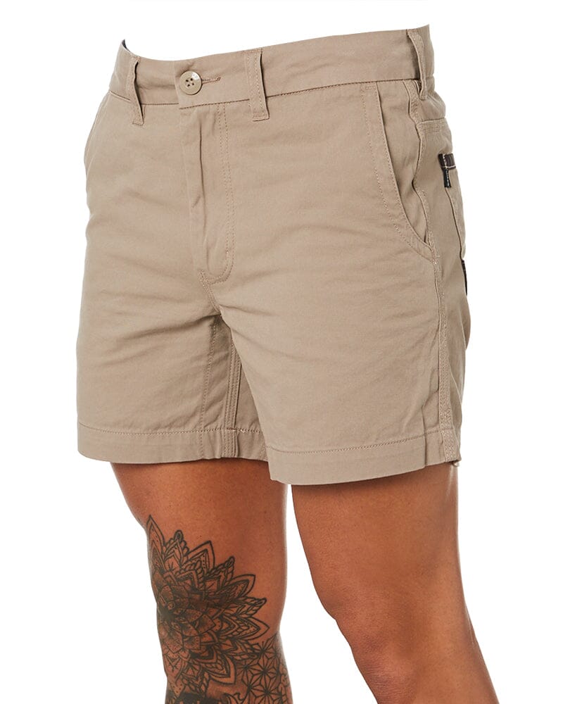 Tradies WS-2 Lightweight Work Shorts 4 Value Pack - Khaki