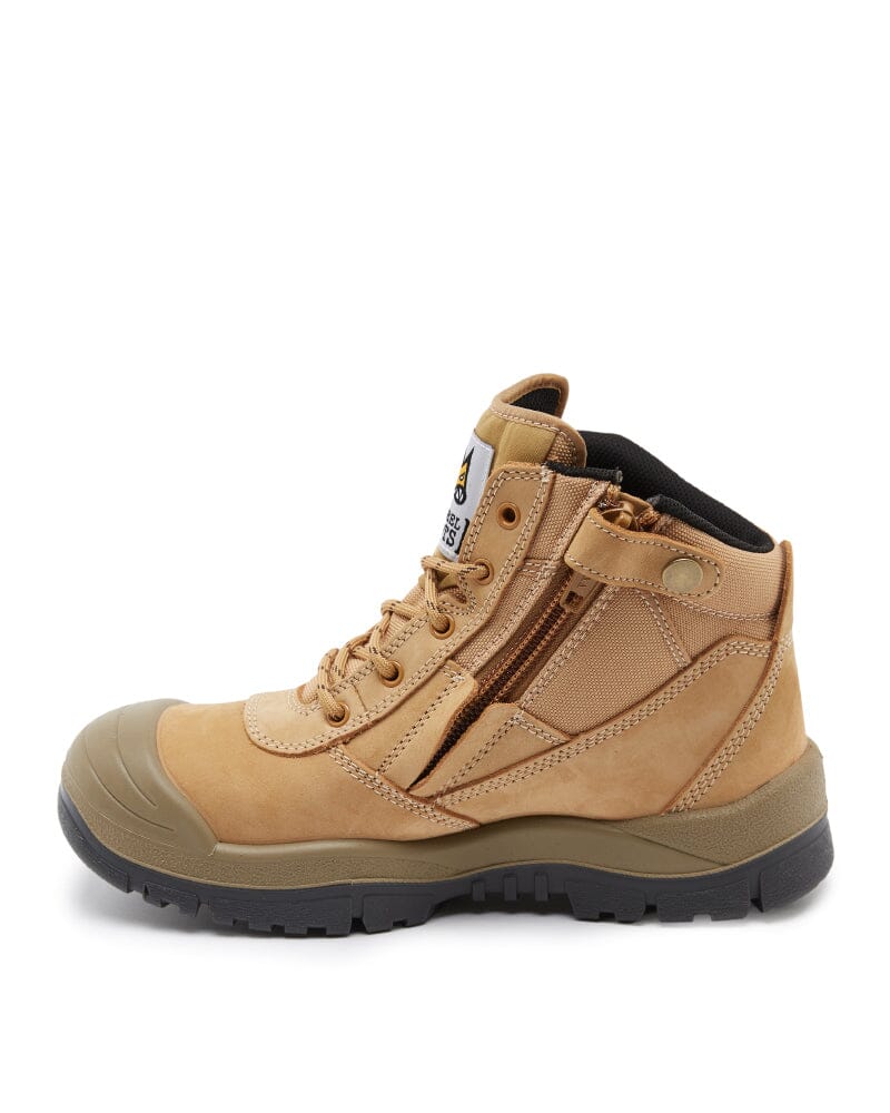 461 Zipsider Safety Boot with scuff cap - Wheat