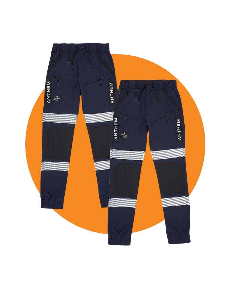 Tradies Taped Triumph Pant Twin Value Pack - Navy