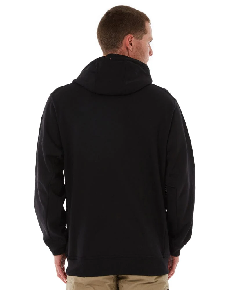 Brushed Fleece Hoodie - Black