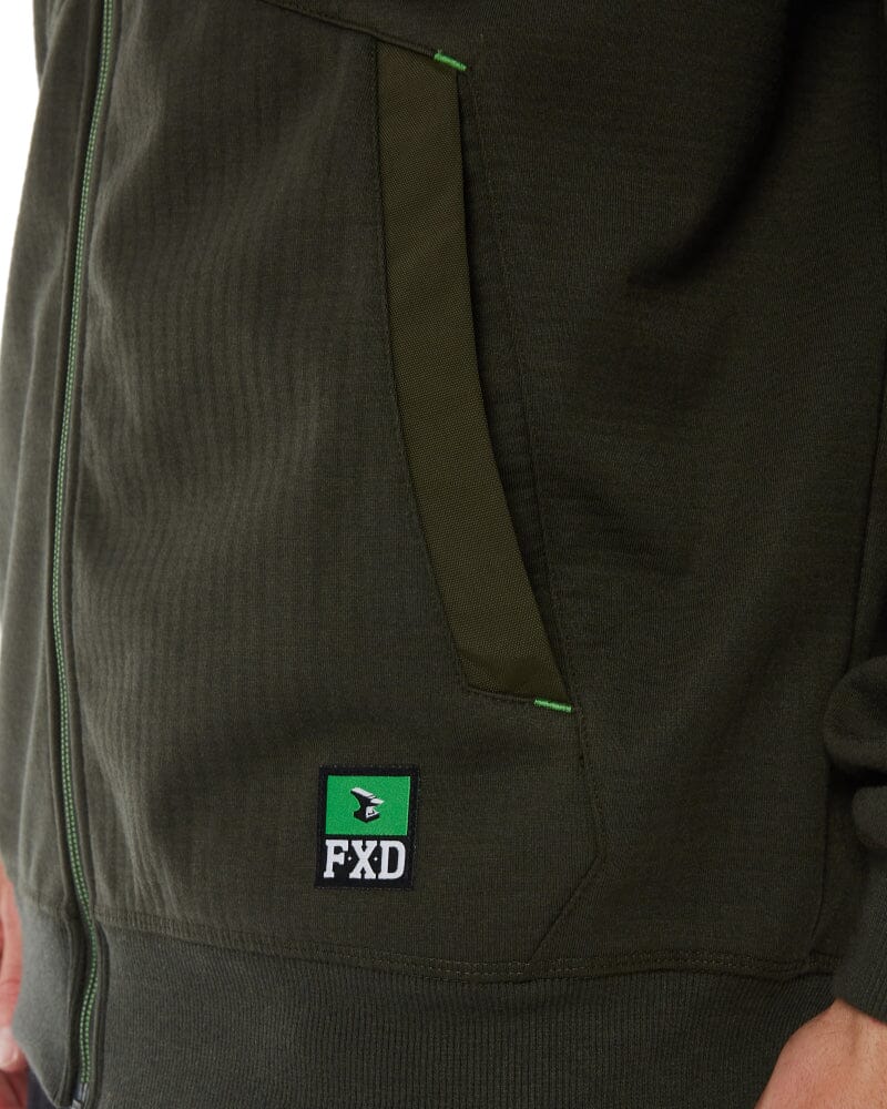 WF-3 Zip Thru Hoodie - Green