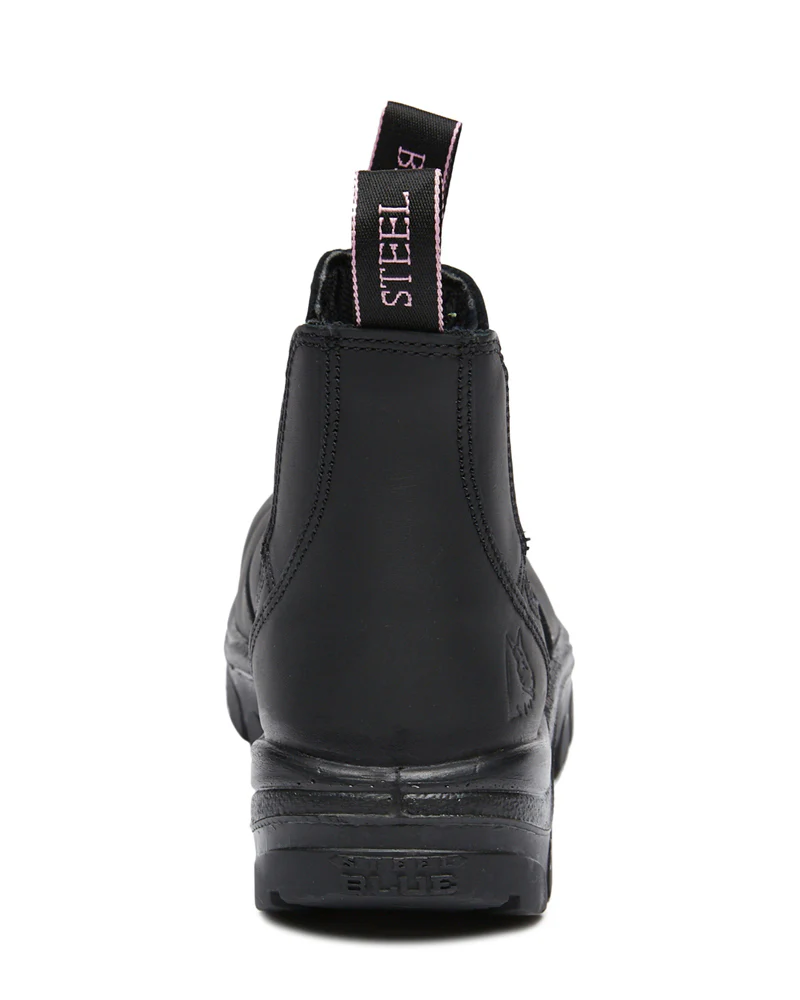 Ladies Hobart Elastic Sided Boot - Black