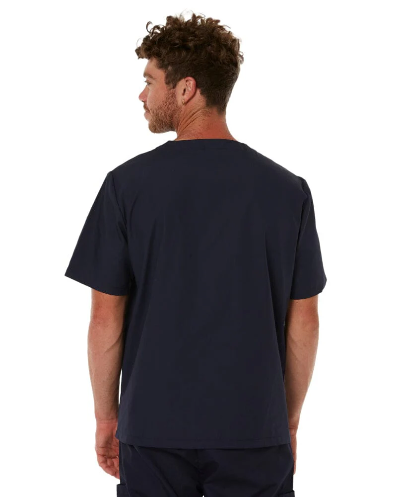 Unisex Scrubs Top - Navy