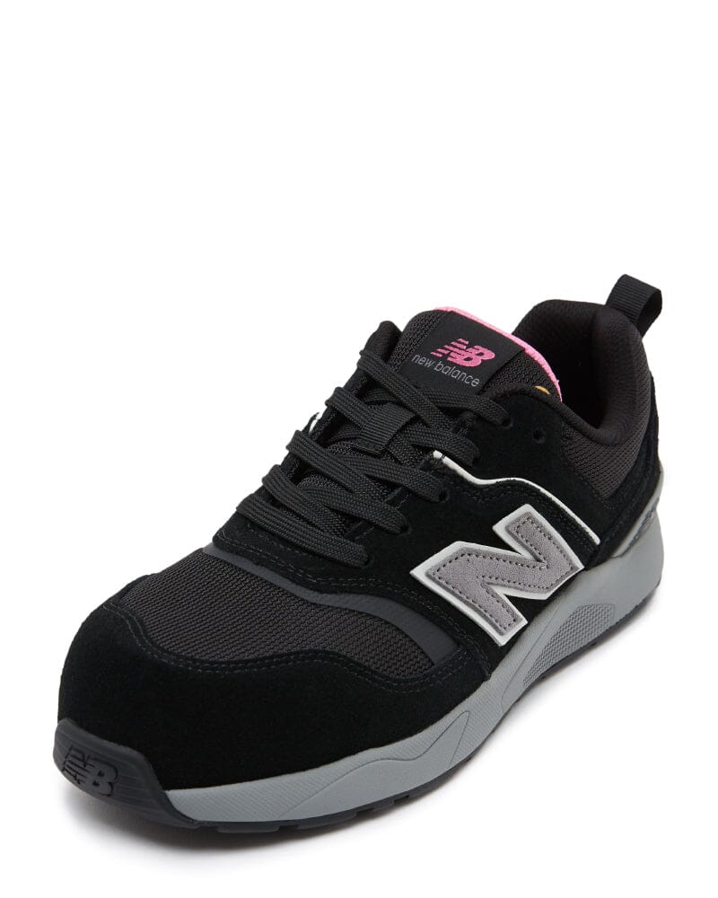 Womens Elite Lite Safety Shoe - Black/Rose