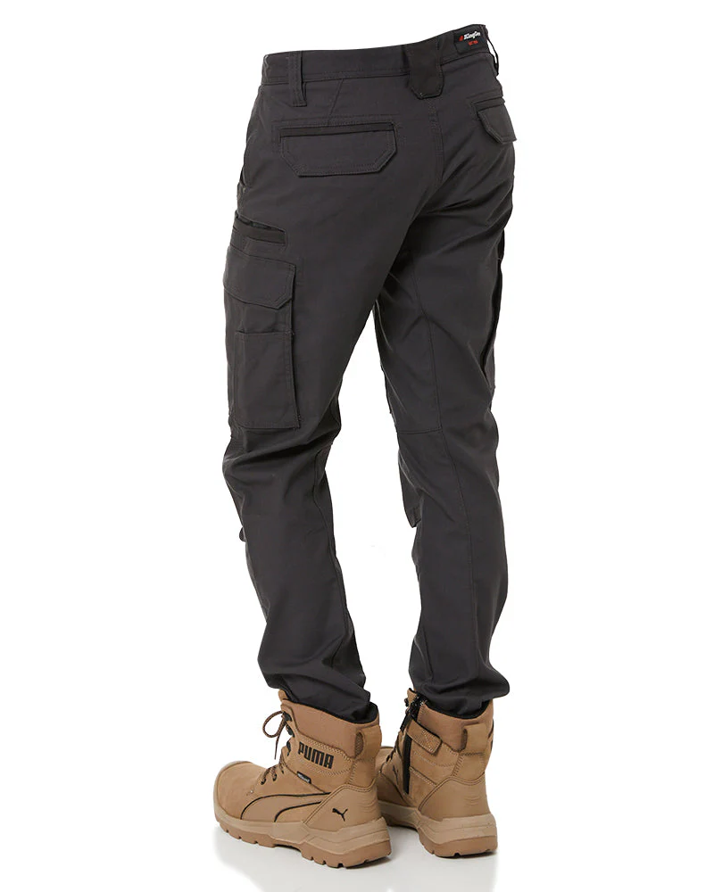 Tradies Stretch Cargo Pant - Charcoal