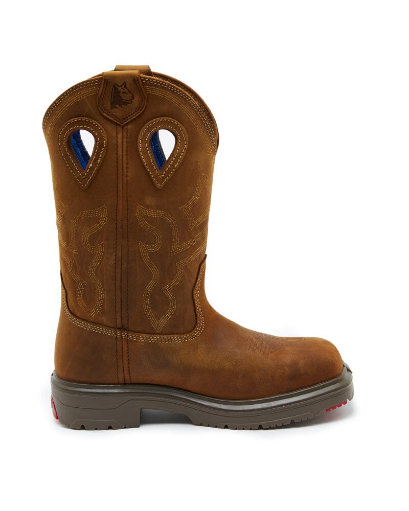 Blue Heeler Square Soft Toe - Distressed Brown