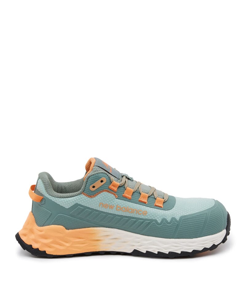 Womens Cremorne Safety Shoe - Aqua/Pumpkin