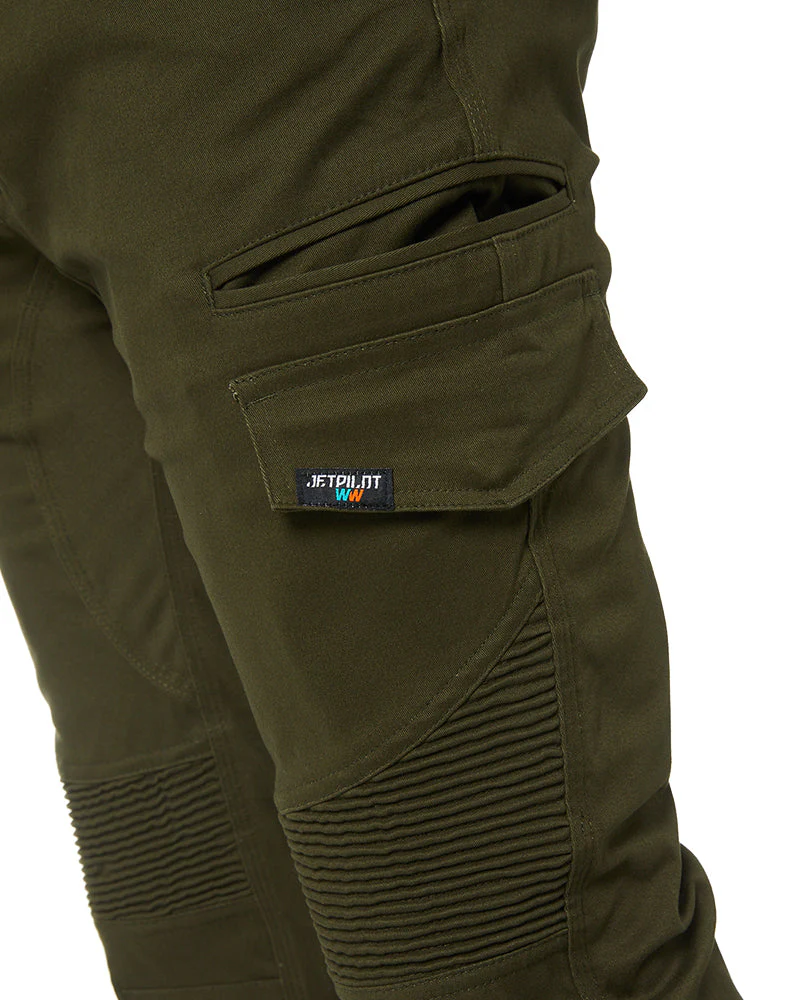 Corrugated Stretch Pant - Olive
