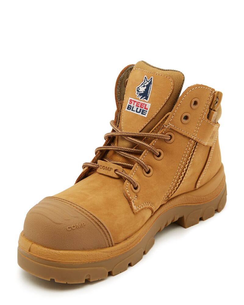 Parkes Zip Scuff Composite Safety Boot - Wheat