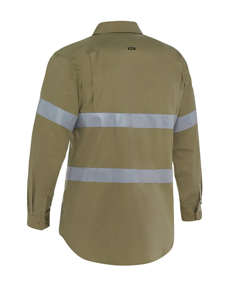 Taped Cool Lightweight LS Drill Shirt * - Khaki