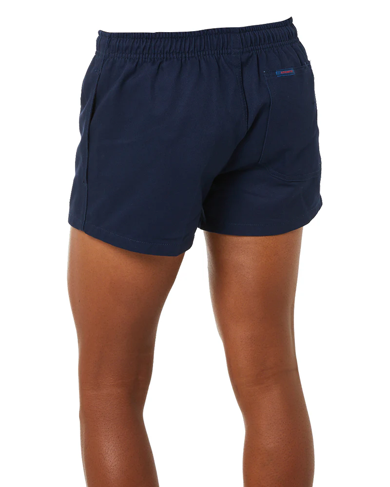 Elastic Waist Shorts - Navy
