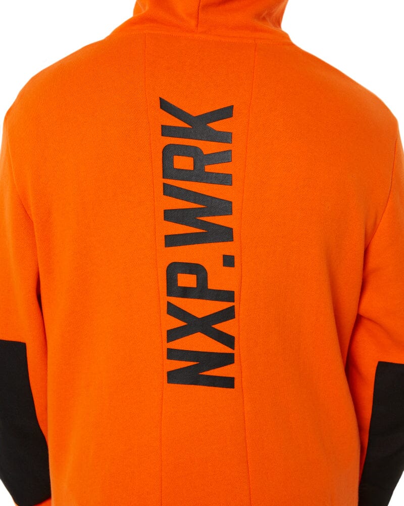 Blueprint Dual Curved Hoodie - Work Orange