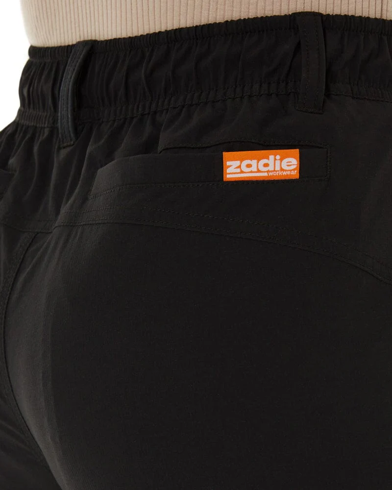 Tradies Womens Z-Lite Comfort Short 2 Value Pack - Black
