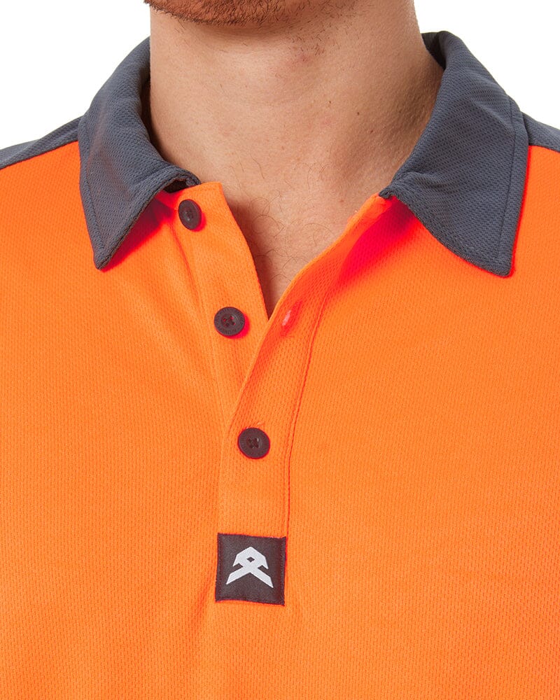 Hi Flow Performance Polo - Hi Vis Orange