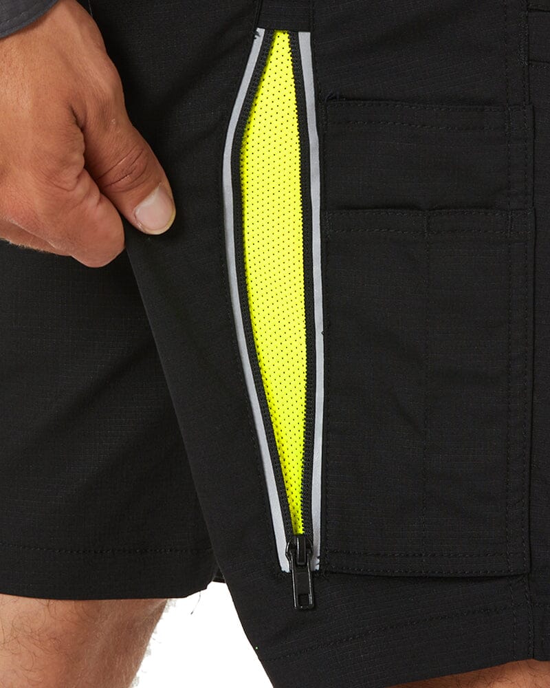 X Airflow Stretch Ripstop Vented Cargo Short - Black