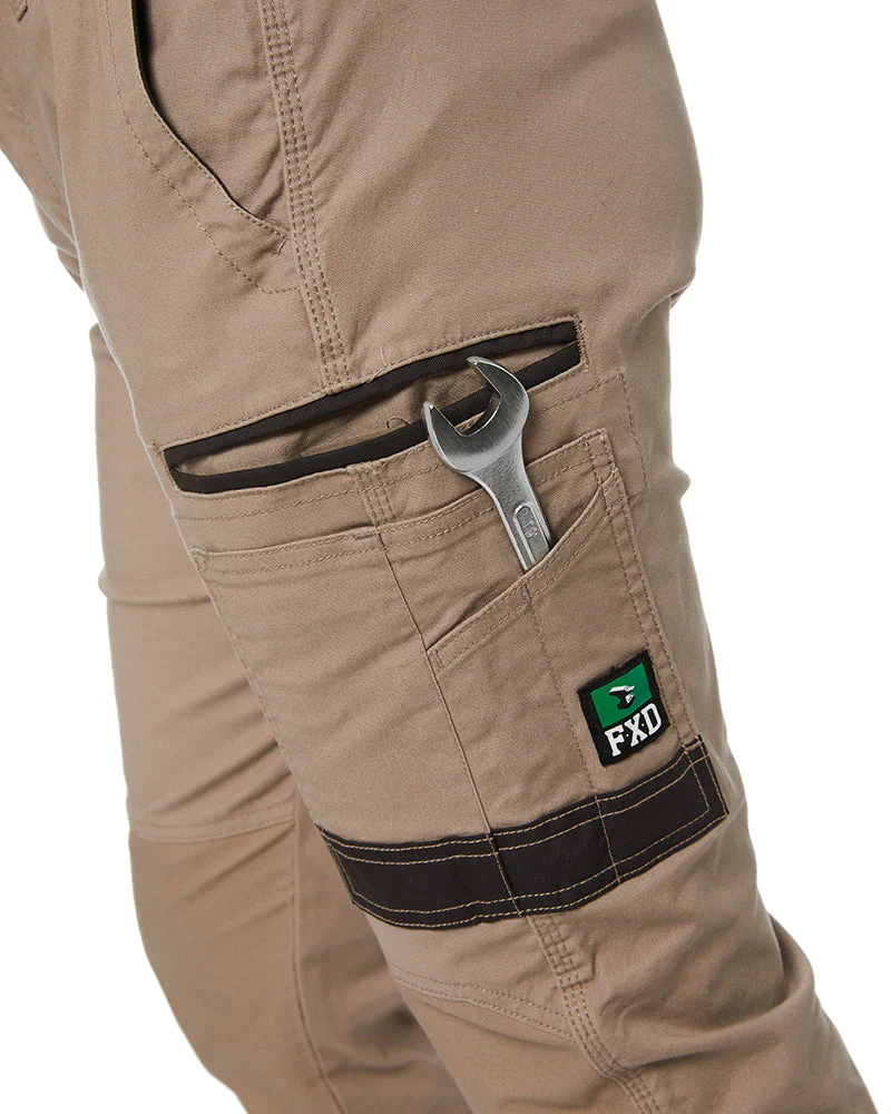 WP-4W Ladies Stretch Cuffed Work Pants - Khaki