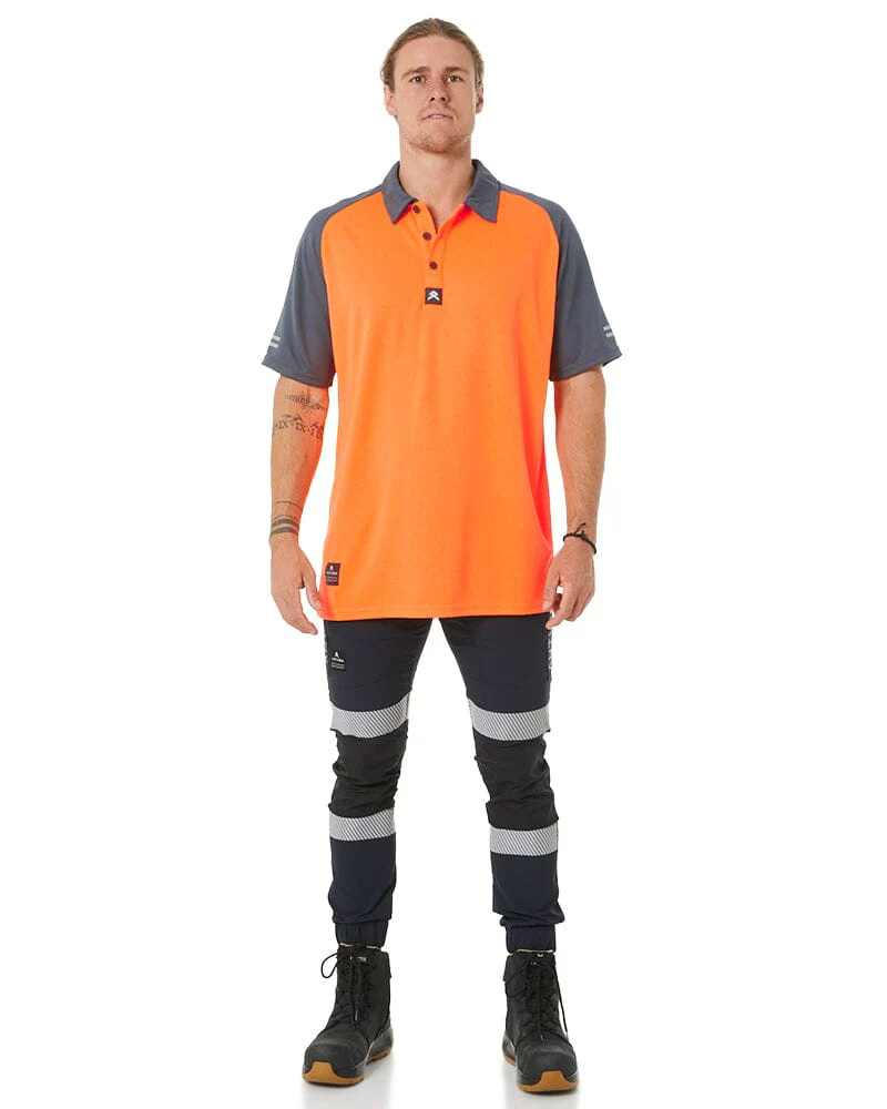 Hi Flow Performance Polo - Hi Vis Orange