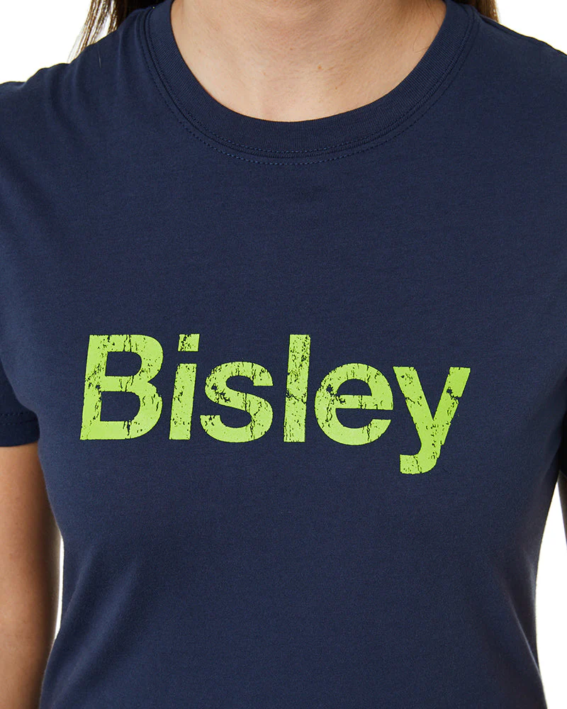 Women's Cotton Logo Tee - Navy