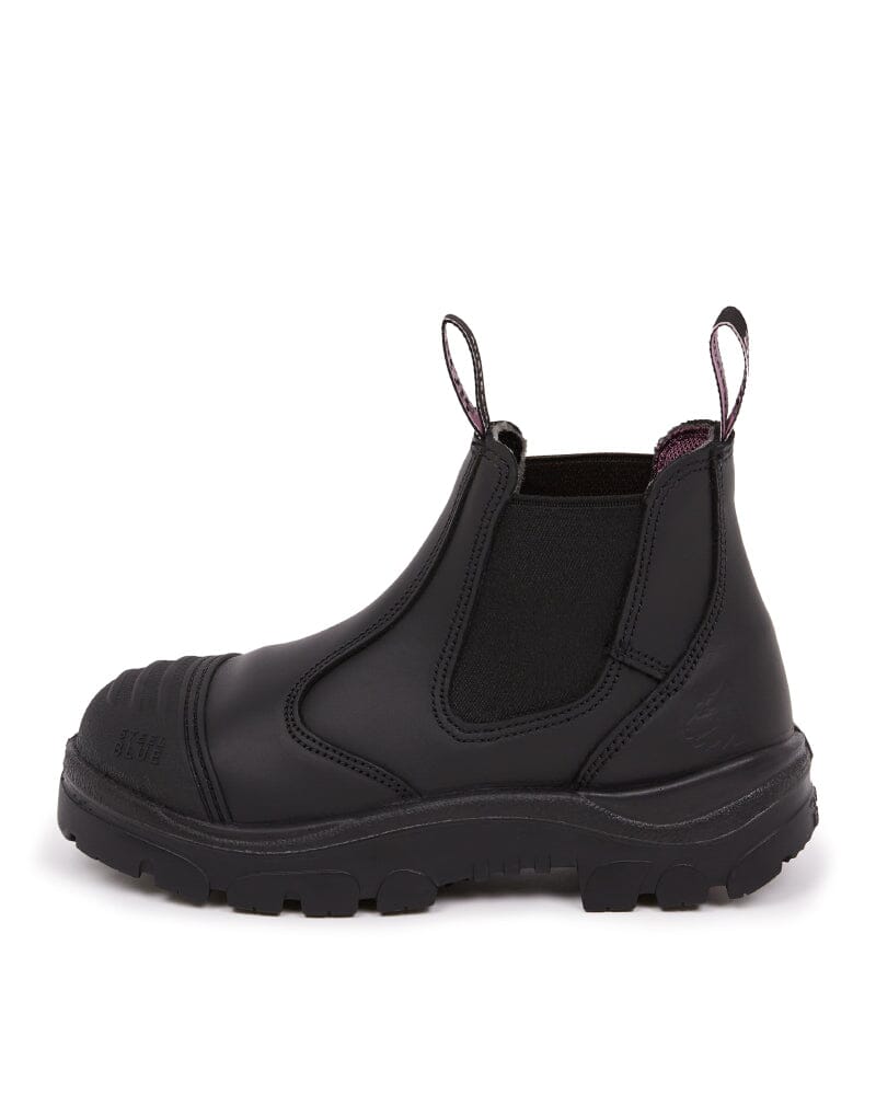 Ladies Hobart Scuff Safety Boot - Black