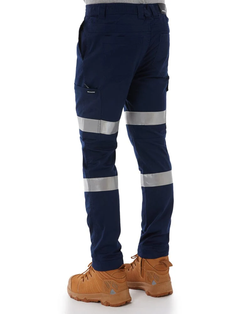 Stretch Bio Motion Taped Cuffed Cargo Pant - Navy