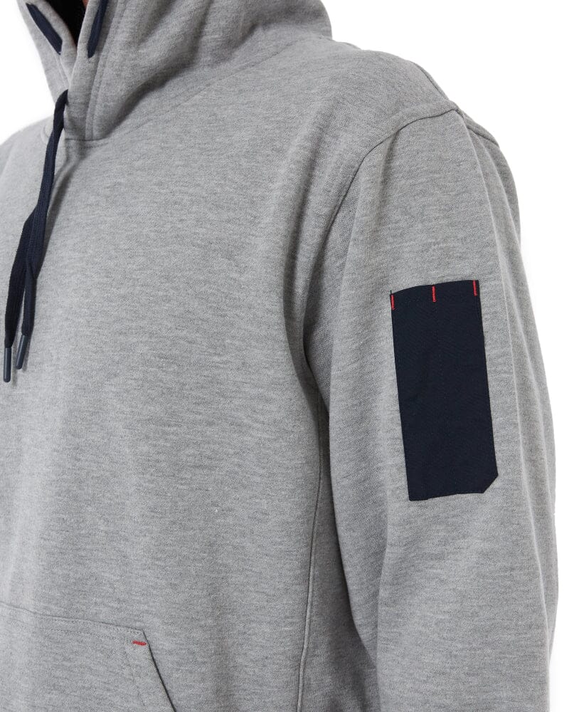 Brushed Fleece Hoodie - Grey Marle
