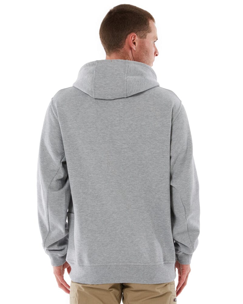 Brushed Fleece Hoodie - Grey Marle