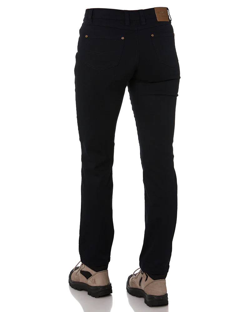 Ladies Cotton Stretch Jeans - Ink