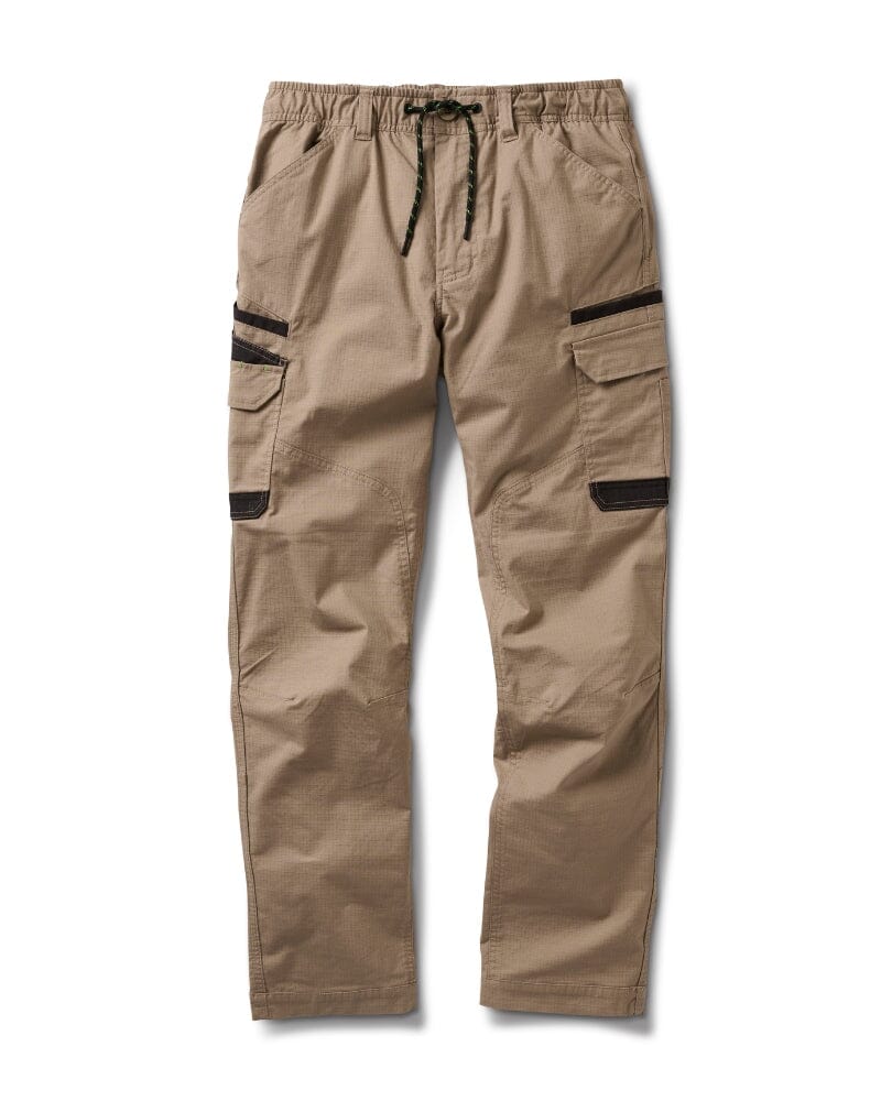 WP-12 Elastic Waist Stretch Ripstop Work Pant - Khaki