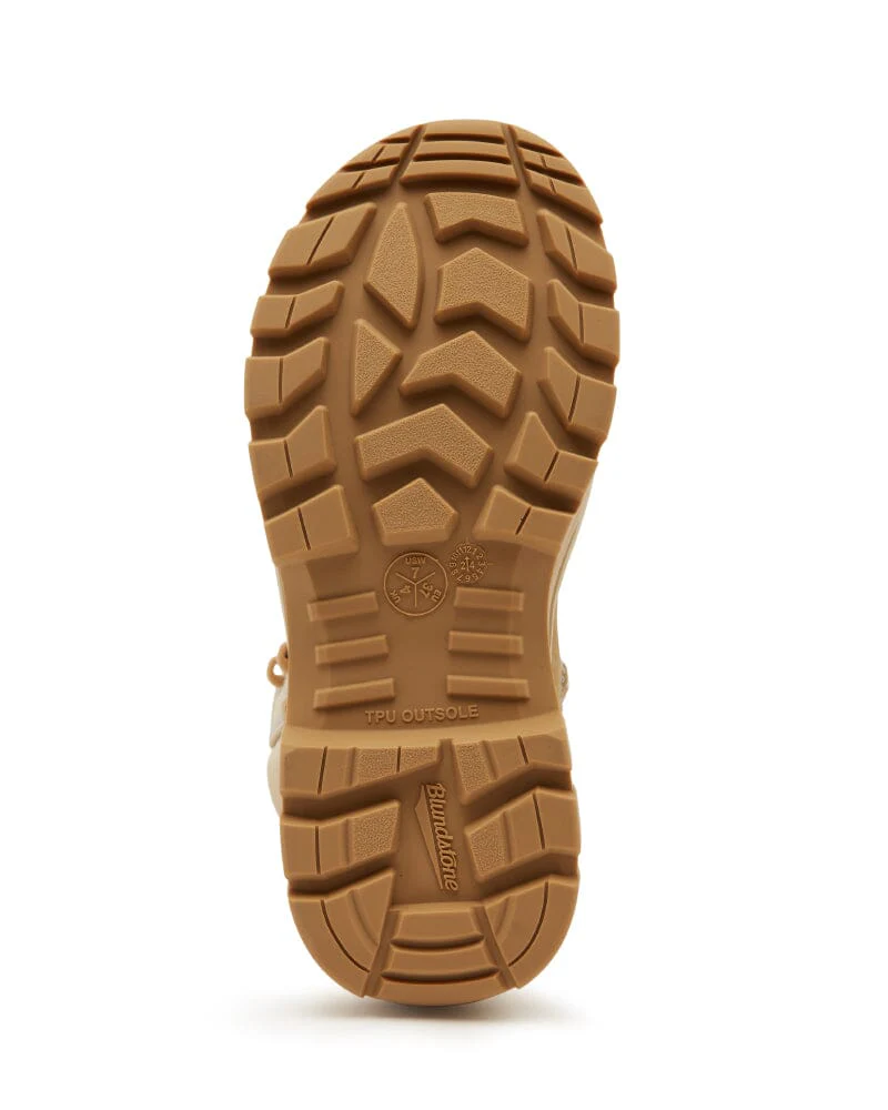 Womens Rotoflex 8864 Zip Sided Safety Boot - Sand