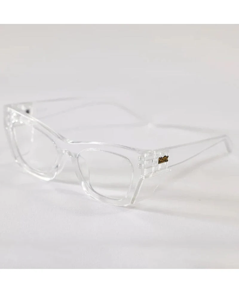 Browse Clear Frame Safety Glasses - Clear