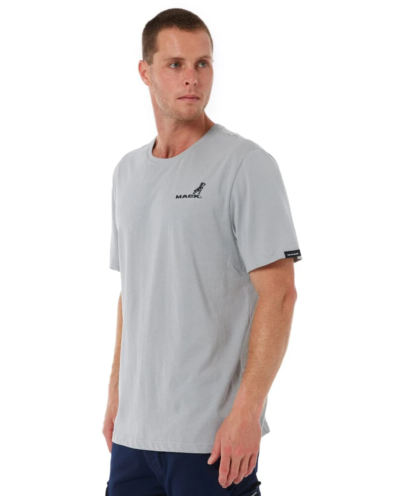 Classic Cotton Crew Neck SS Shirt - Steel Grey