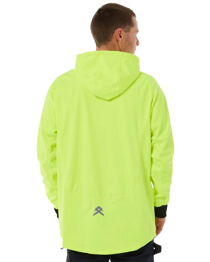 Tech Stretch Soft Shell Jacket - Hi Vis Yellow
