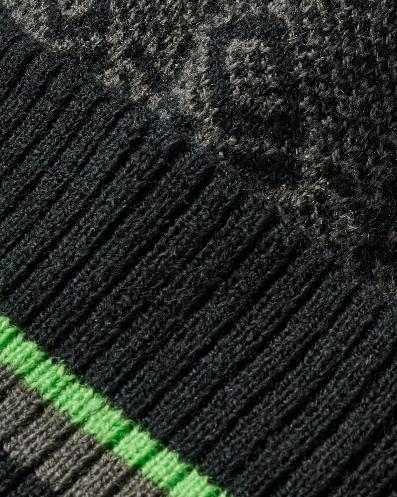 CP-11 Jacquard Beanie - Black