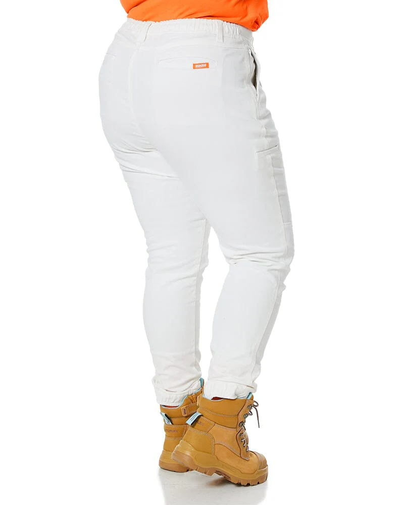 The Workz Womens Pant - White