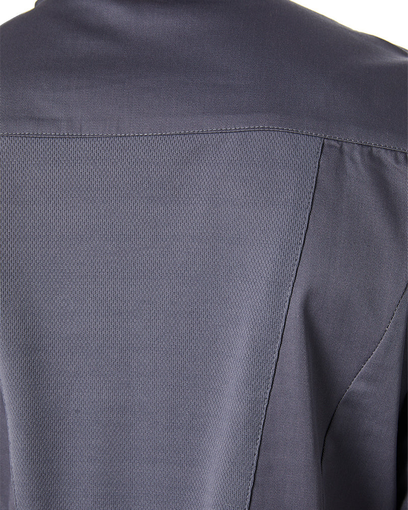 Mesh Air Pro SS Chefs Jacket - Grey