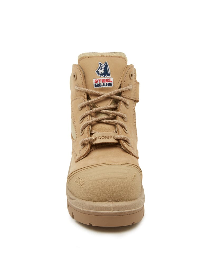 Ladies Parkes Zip Side Composite Safety Boot - Sand