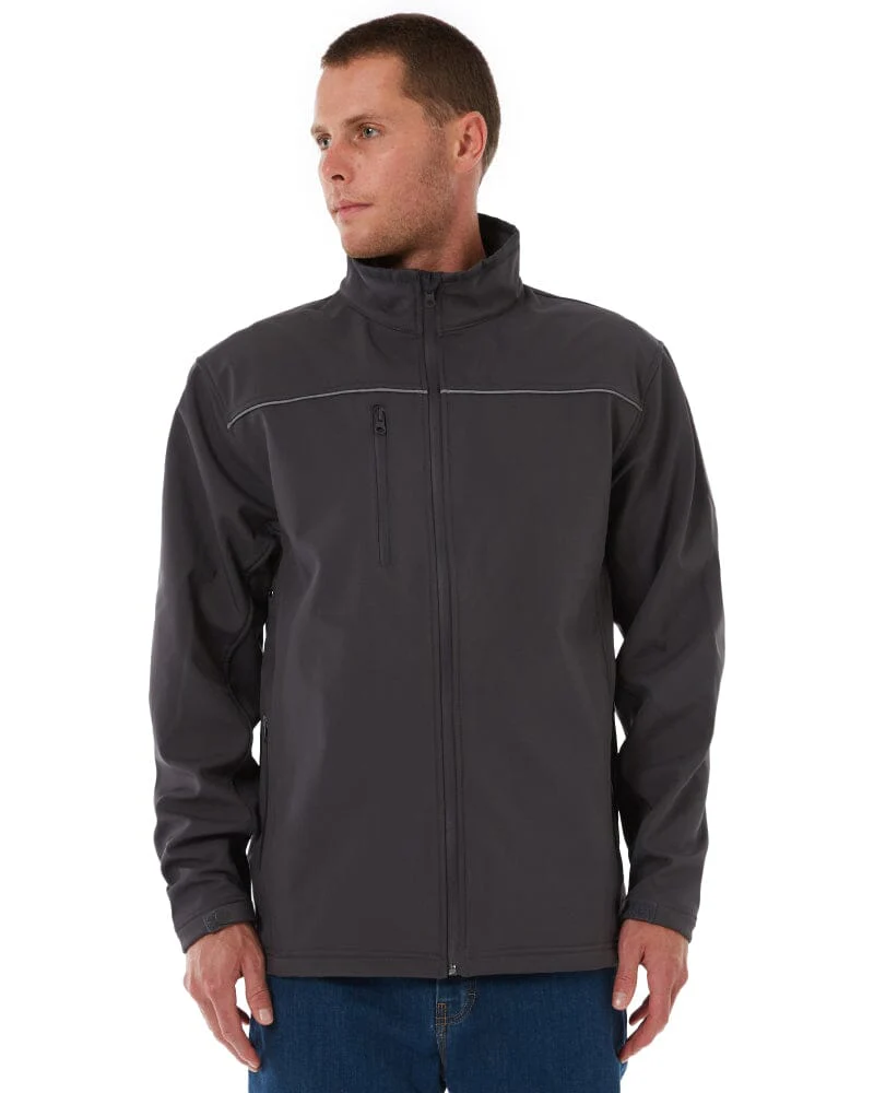 Mens Soft Shell Jacket - Charcoal