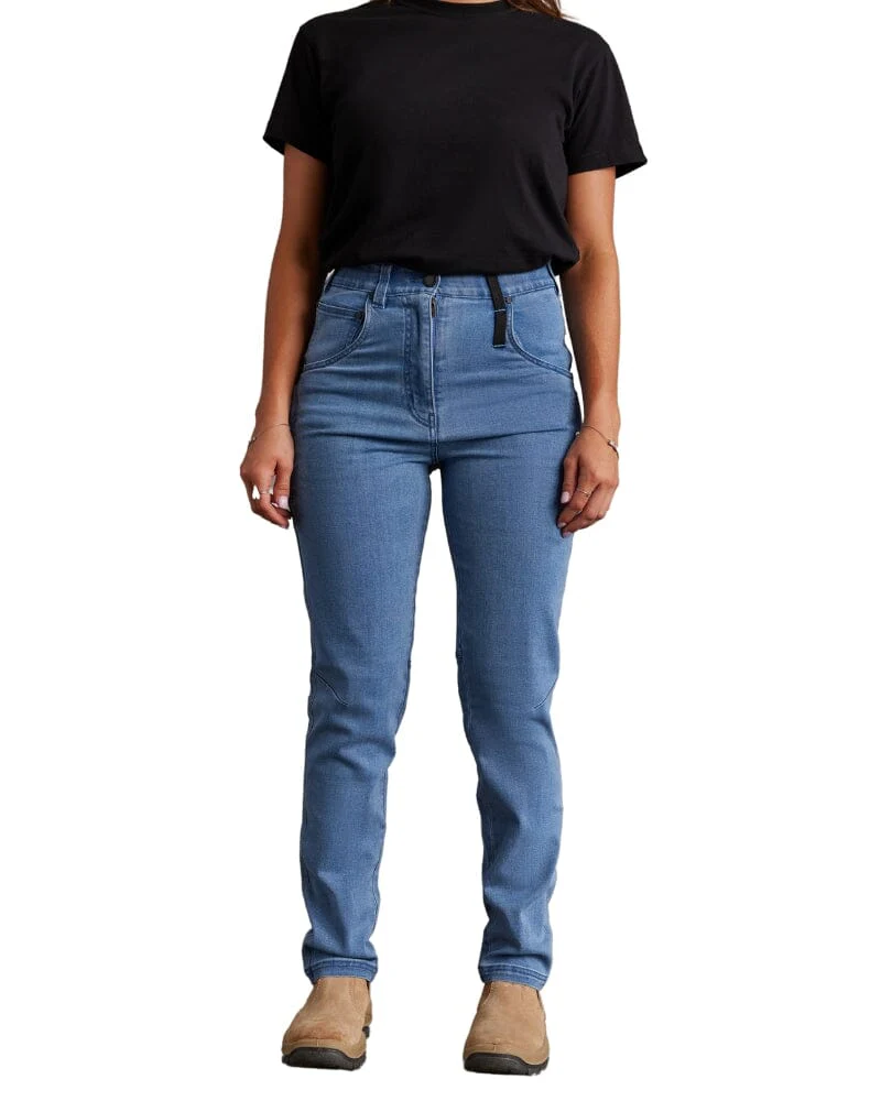 Womens Tech Stretch Denim - Blue Wash