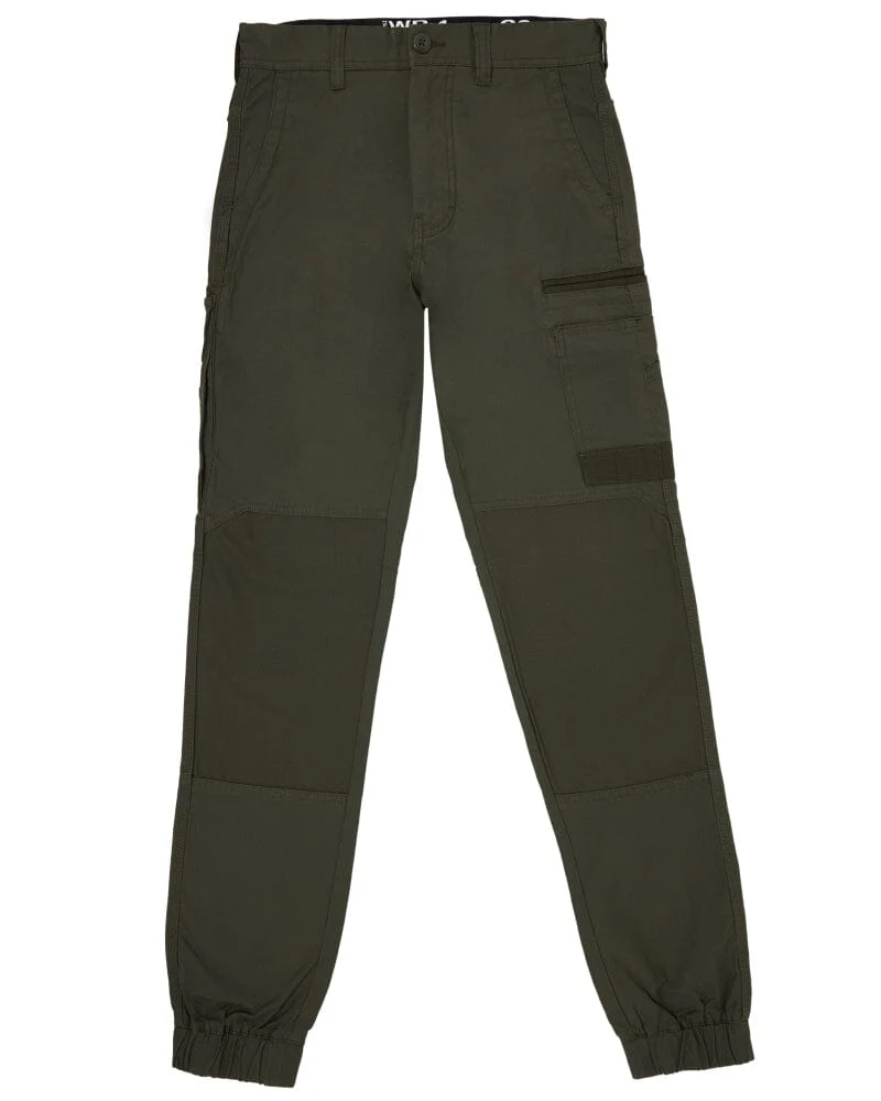 Tradies WP-4 Stretch Cuffed Work Pants Value Pack - Green