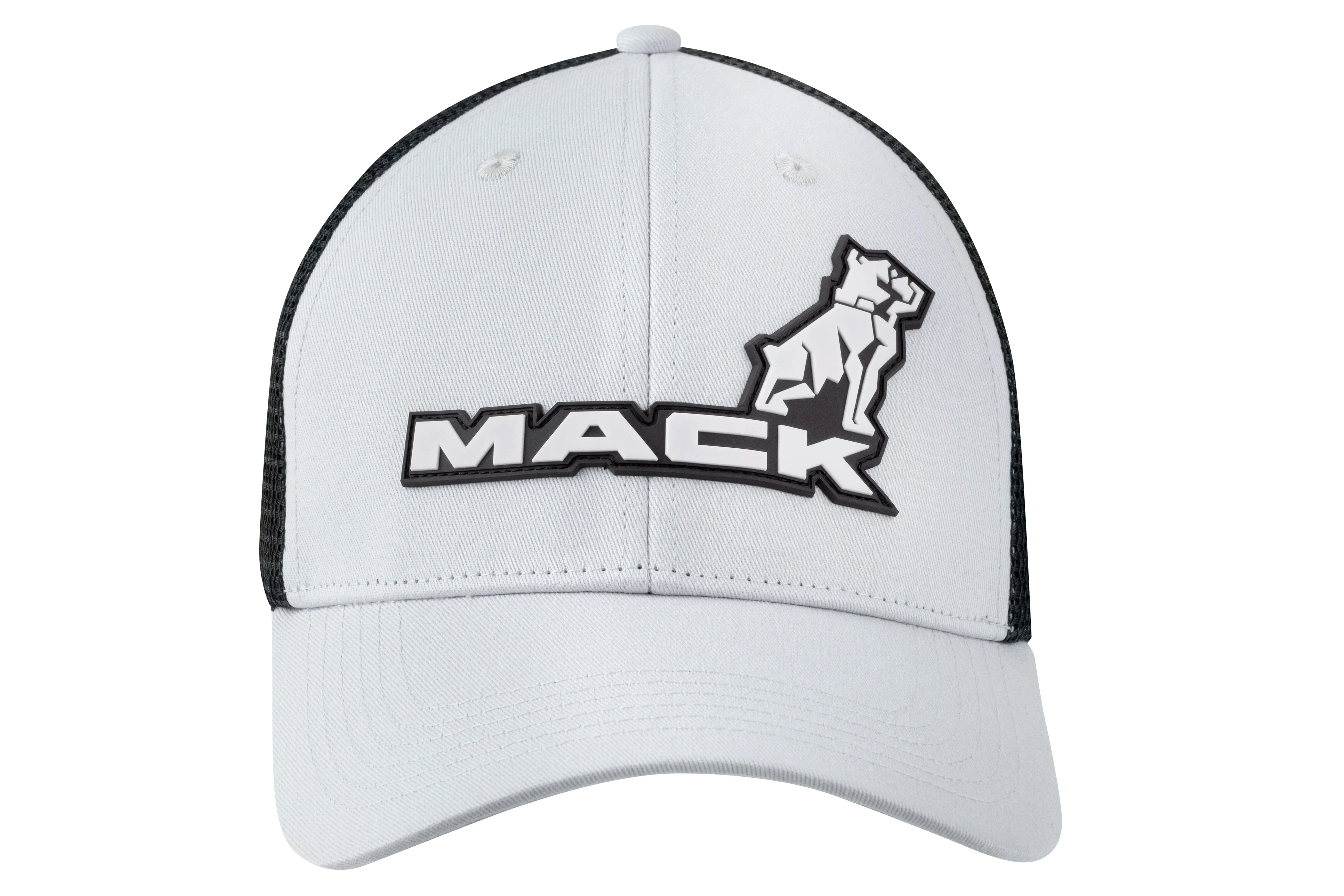 2 Tone Curved Trucker Cap - Silver/Grey